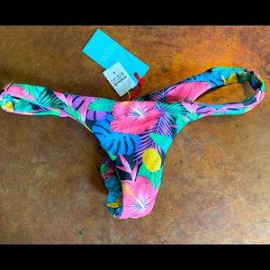 Floral Runch Bottom Moana Bikini. NWT!